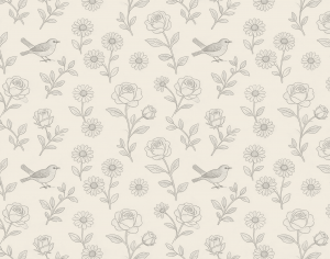 ModernAnimal And Plant Pattern Wallpaper