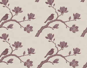 ModernAnimal And Plant Pattern Wallpaper