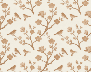 ModernAnimal And Plant Pattern Wallpaper