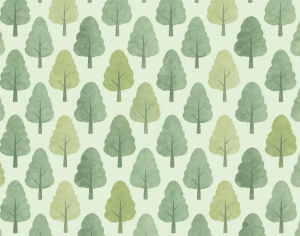 ModernAnimal And Plant Pattern Wallpaper