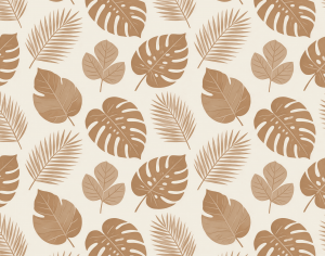 ModernAnimal And Plant Pattern Wallpaper