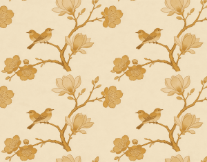 ModernAnimal And Plant Pattern Wallpaper
