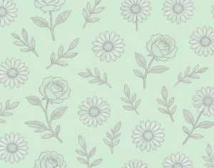 ModernAnimal And Plant Pattern Wallpaper