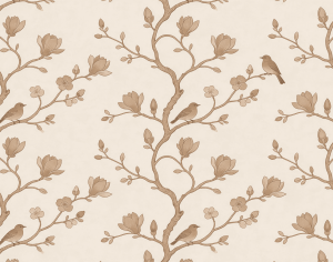 ModernAnimal And Plant Pattern Wallpaper