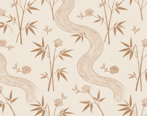 ModernAnimal And Plant Pattern Wallpaper