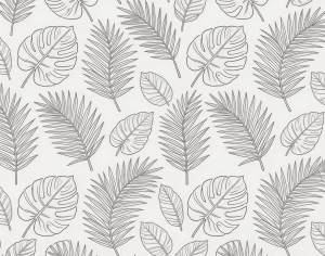ModernAnimal And Plant Pattern Wallpaper