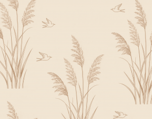 ModernAnimal And Plant Pattern Wallpaper