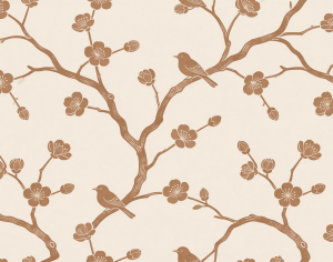 ModernAnimal And Plant Pattern Wallpaper