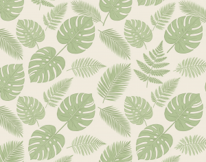 ModernAnimal And Plant Pattern Wallpaper