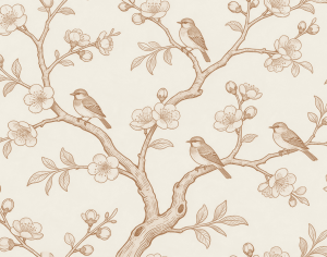 ModernAnimal And Plant Pattern Wallpaper