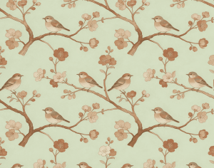 ModernAnimal And Plant Pattern Wallpaper
