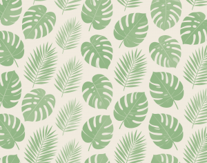 ModernAnimal And Plant Pattern Wallpaper