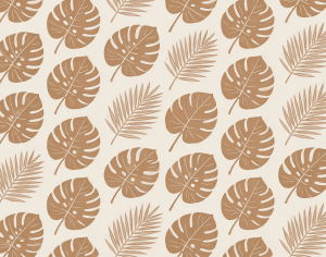 ModernAnimal And Plant Pattern Wallpaper