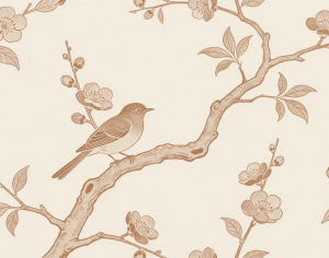 ModernAnimal And Plant Pattern Wallpaper