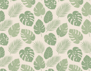 ModernAnimal And Plant Pattern Wallpaper