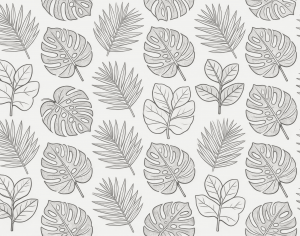 ModernAnimal And Plant Pattern Wallpaper
