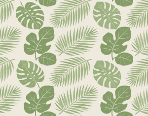 ModernAnimal And Plant Pattern Wallpaper