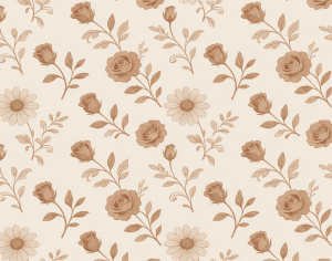 ModernAnimal And Plant Pattern Wallpaper
