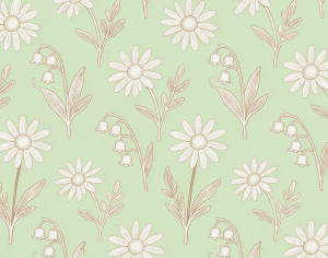 ModernAnimal And Plant Pattern Wallpaper
