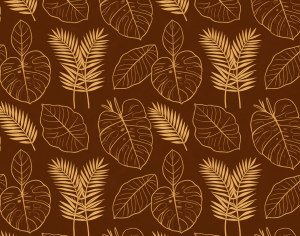 ModernAnimal And Plant Pattern Wallpaper