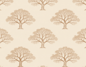 ModernAnimal And Plant Pattern Wallpaper