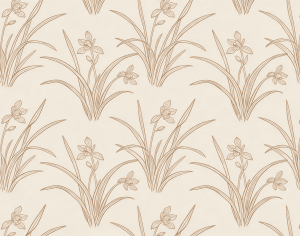 ModernAnimal And Plant Pattern Wallpaper