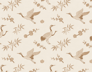 ModernAnimal And Plant Pattern Wallpaper