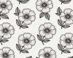 ModernAnimal And Plant Pattern Wallpaper
