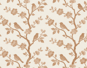 ModernAnimal And Plant Pattern Wallpaper