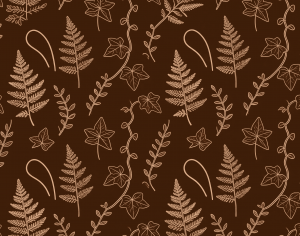ModernAnimal And Plant Pattern Wallpaper