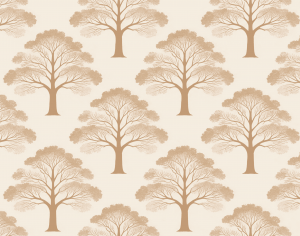 ModernAnimal And Plant Pattern Wallpaper