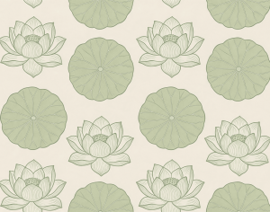 ModernAnimal And Plant Pattern Wallpaper