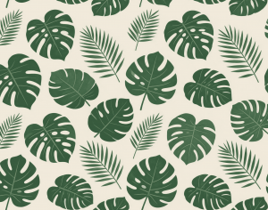 ModernAnimal And Plant Pattern Wallpaper