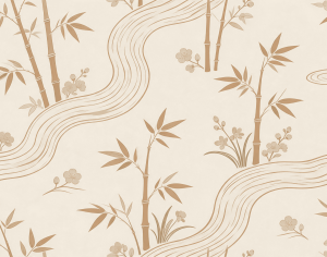 ModernAnimal And Plant Pattern Wallpaper