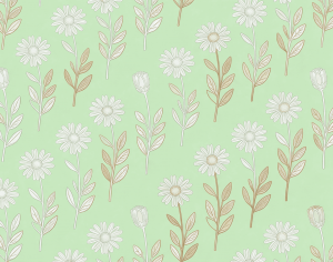 ModernAnimal And Plant Pattern Wallpaper