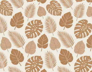 ModernAnimal And Plant Pattern Wallpaper