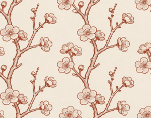 ModernAnimal And Plant Pattern Wallpaper