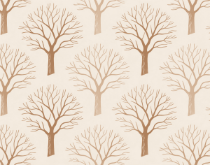 ModernAnimal And Plant Pattern Wallpaper