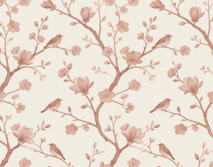 ModernAnimal And Plant Pattern Wallpaper