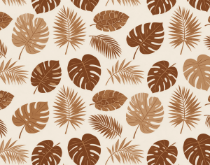 ModernAnimal And Plant Pattern Wallpaper