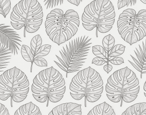 ModernAnimal And Plant Pattern Wallpaper