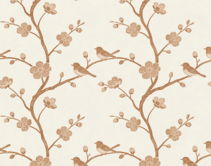 ModernAnimal And Plant Pattern Wallpaper