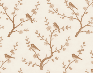 ModernAnimal And Plant Pattern Wallpaper