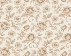 ModernAnimal And Plant Pattern Wallpaper