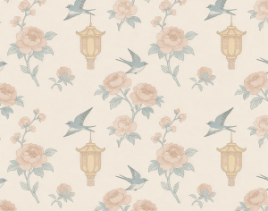 ModernAnimal And Plant Pattern Wallpaper