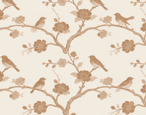 ModernAnimal And Plant Pattern Wallpaper