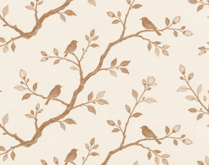 ModernAnimal And Plant Pattern Wallpaper