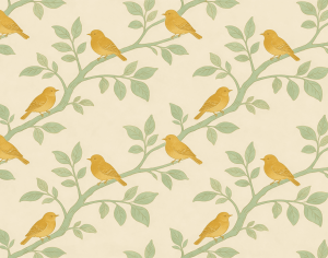 ModernAnimal And Plant Pattern Wallpaper