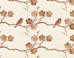 ModernAnimal And Plant Pattern Wallpaper