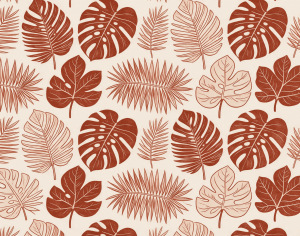 ModernAnimal And Plant Pattern Wallpaper